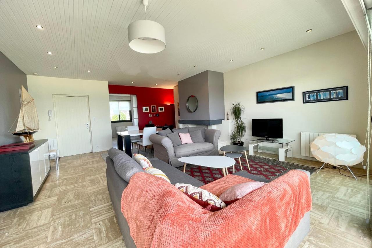 Luxury T3 Standing 2 - Vue Mer Exceptionnelle 180 Larmor-Plage Bagian luar foto