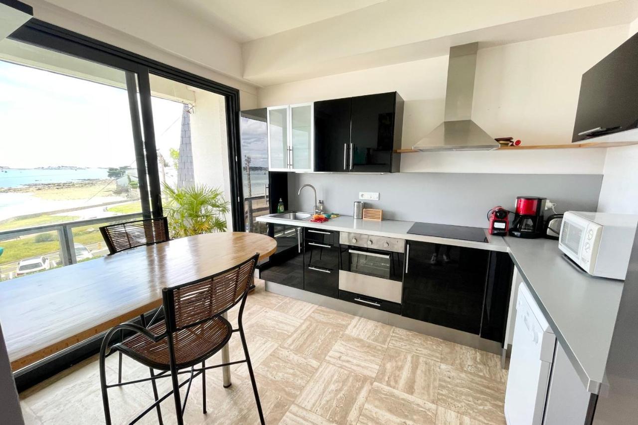 Luxury T3 Standing 2 - Vue Mer Exceptionnelle 180 Larmor-Plage Bagian luar foto