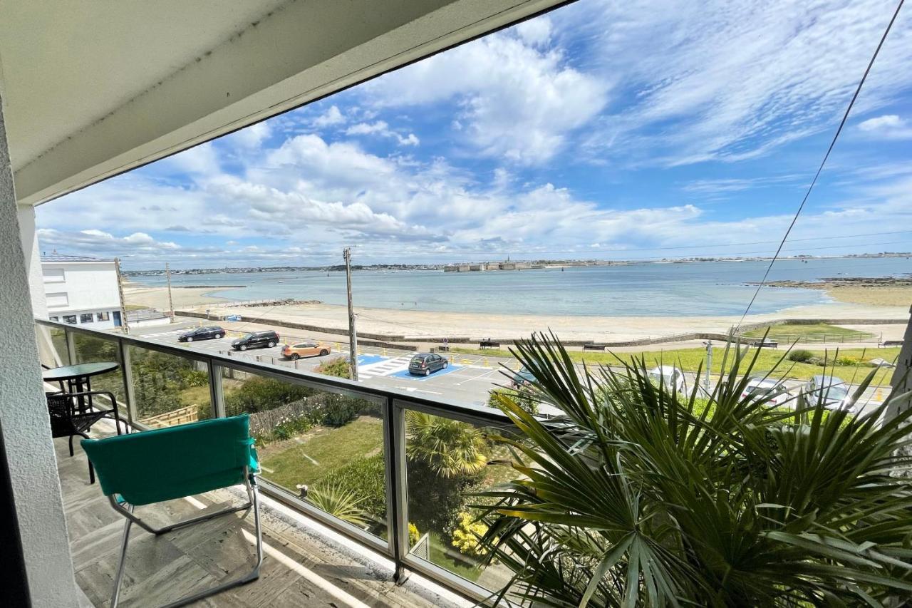 Luxury T3 Standing 2 - Vue Mer Exceptionnelle 180 Larmor-Plage Bagian luar foto