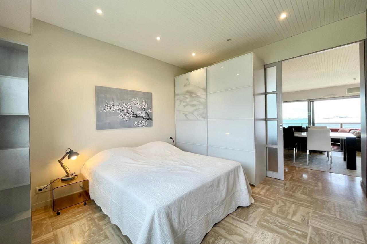 Luxury T3 Standing 2 - Vue Mer Exceptionnelle 180 Larmor-Plage Bagian luar foto